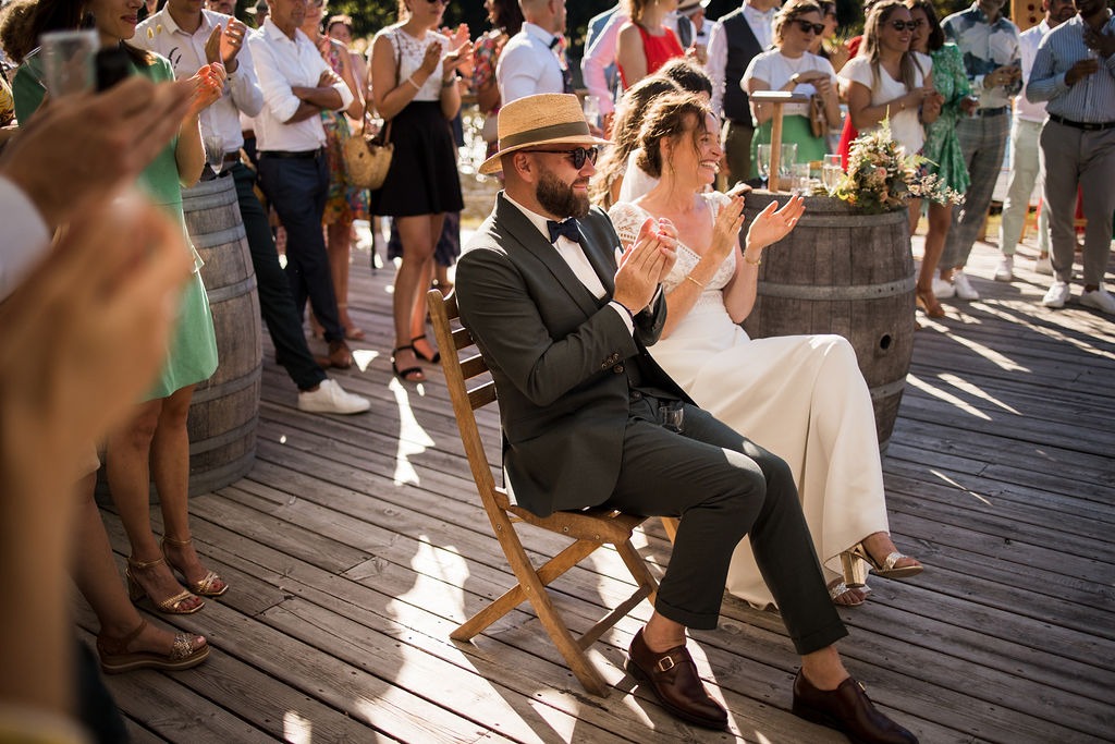 Cocktail de mariage au Domaine des Ormes en Bretagne